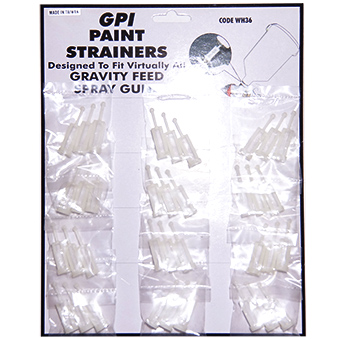 GPI CARD 12X3 G/F GUN PLAS. FILTER - WH36 